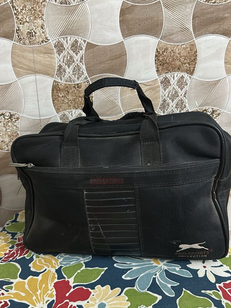 Black Gym &amp; Travel Bag