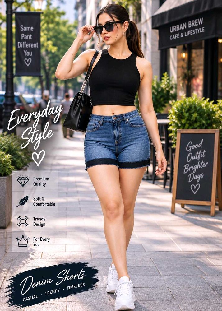 Stylish Denim Shorts for Women