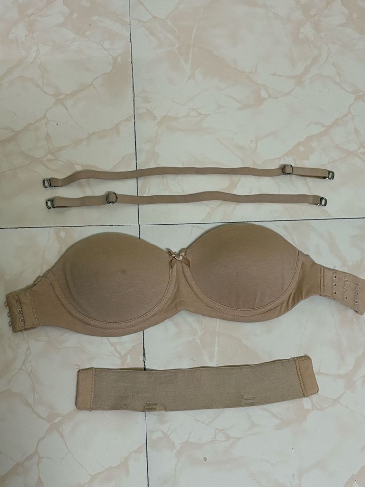 Nude Strapless Bra
