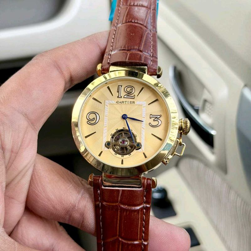Cartier For HimGenuine Automatic Genuine Leather B