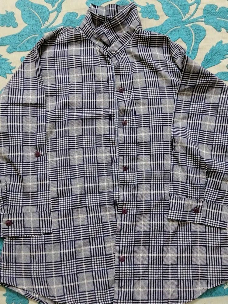 Men's Plaid Long Sleeve Shirt