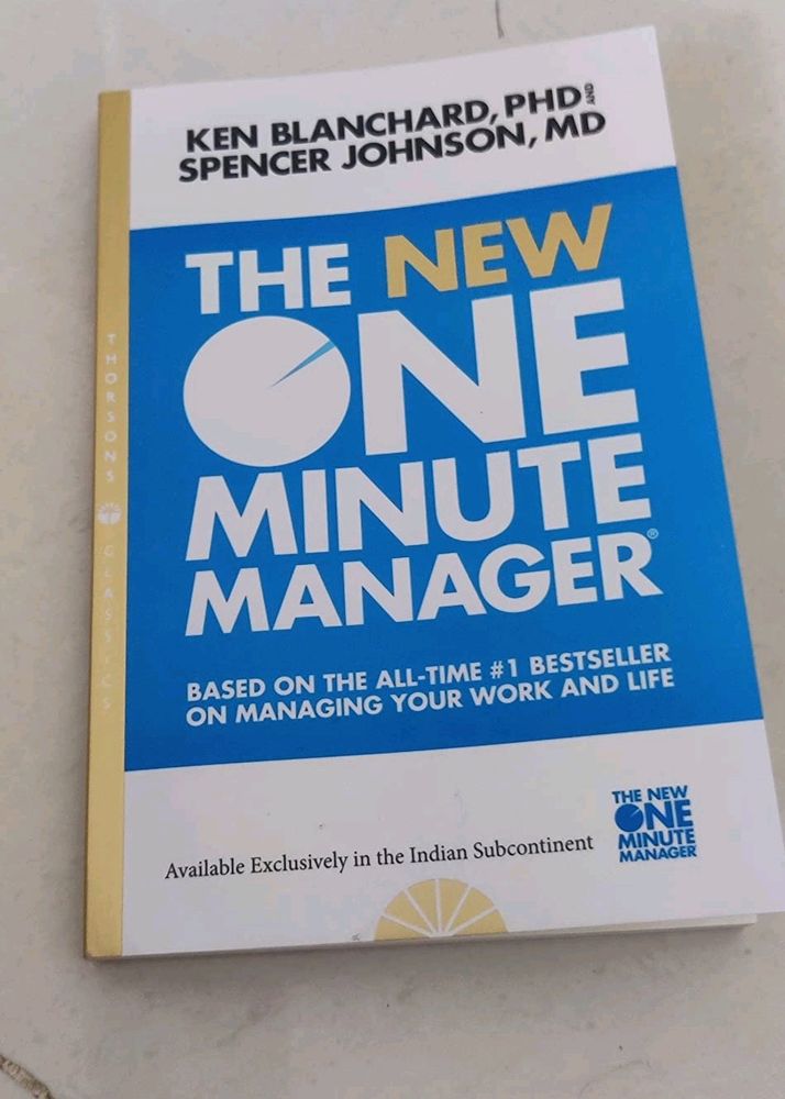 🆕 The New One Minute Manager Book Paperback