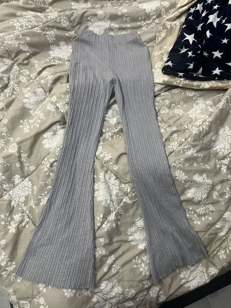 Shein Knit Flared Trousers
