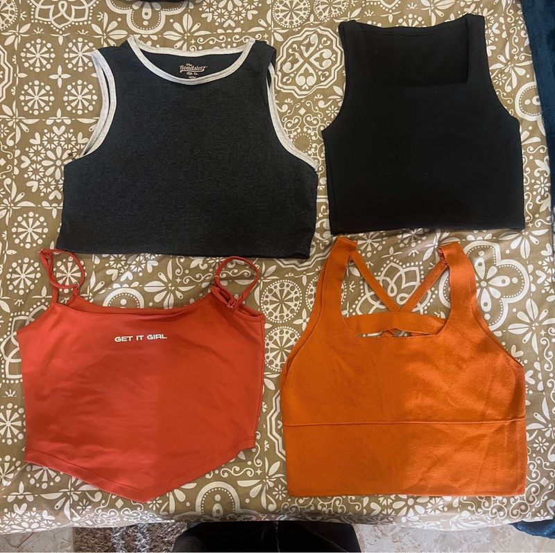 Bundle of 4 Crop Top