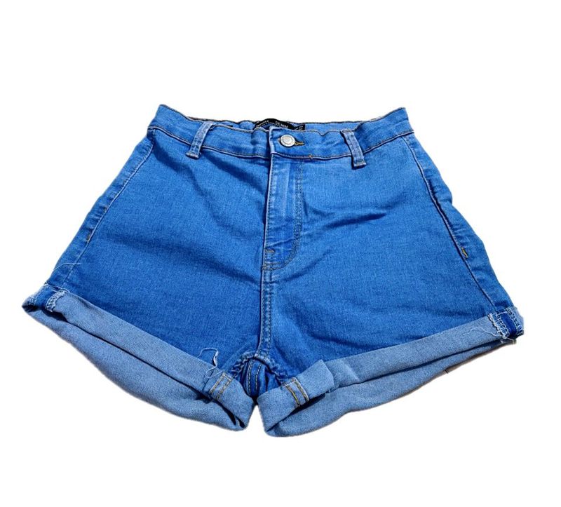 Blue Denim Shorts