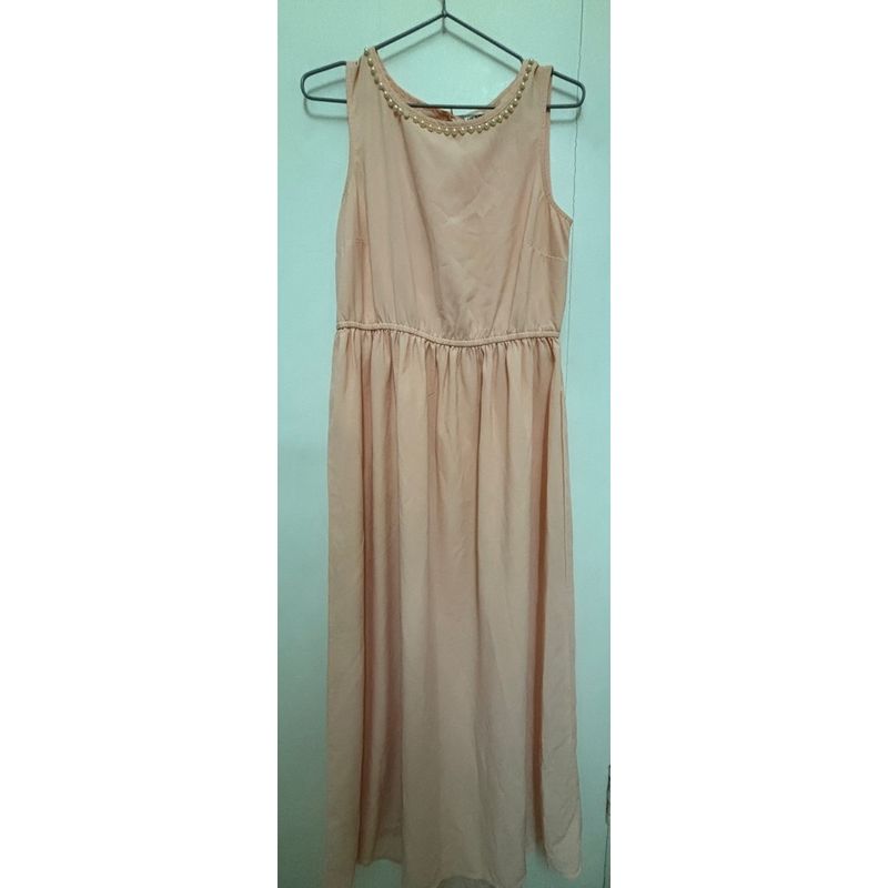 Peach Veromoda Sleeveless Gown