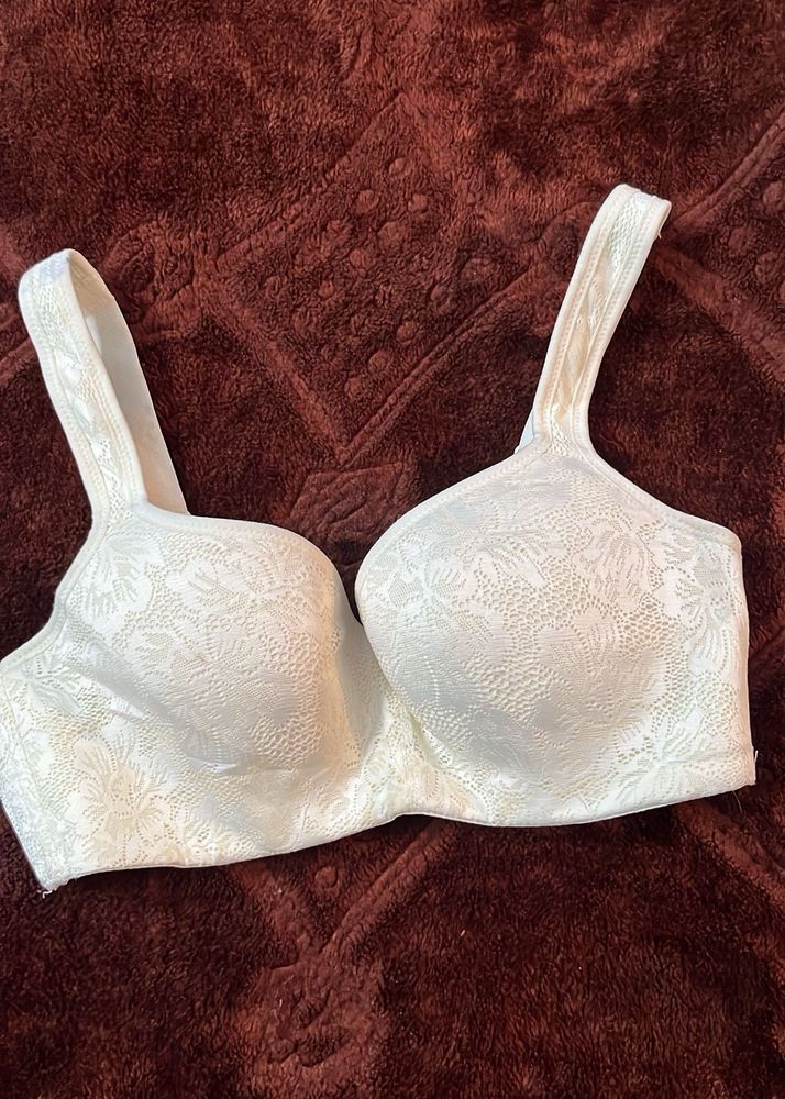 Comfortable White Bra