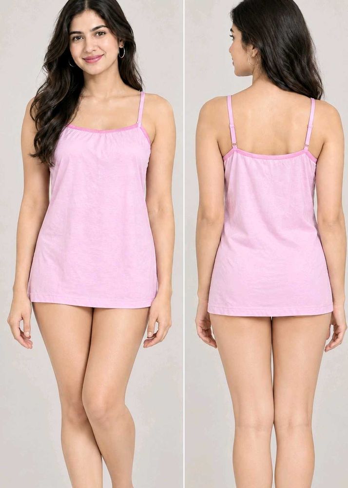 Soft Pink Spaghetti Strap Camisole Top