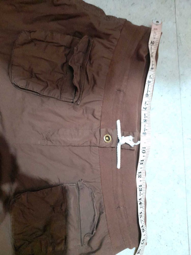 Brown Cargo Shorts