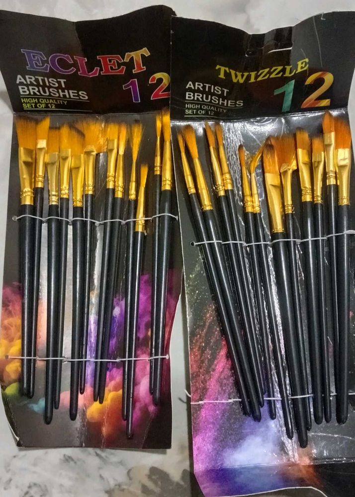Artist Paint Brush Set of 2