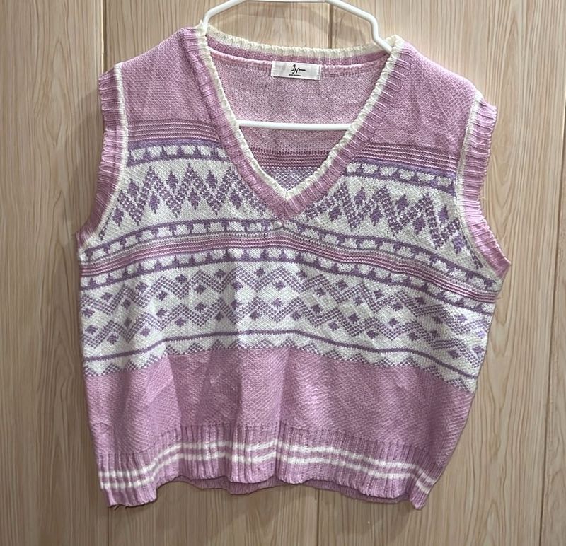 Vintage Korean Knit Sweater Vest