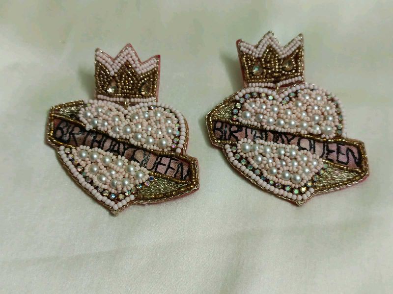 Birthday Queen Earrings