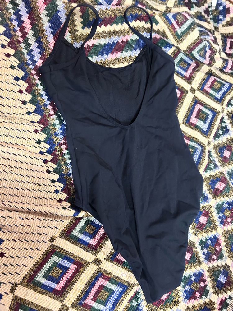 Black One-Piece Bodysuit