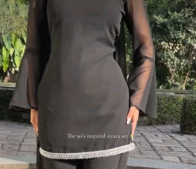 ONLY KURTI ( plazo dupatta ❌)