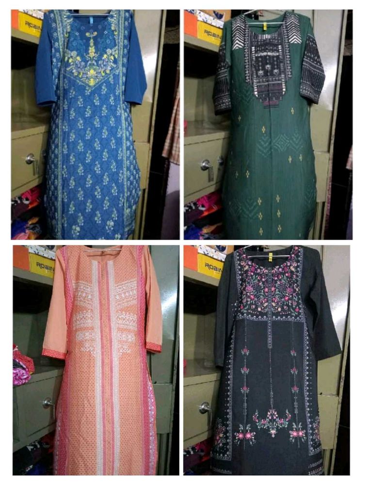 4 COMBO KURTAS