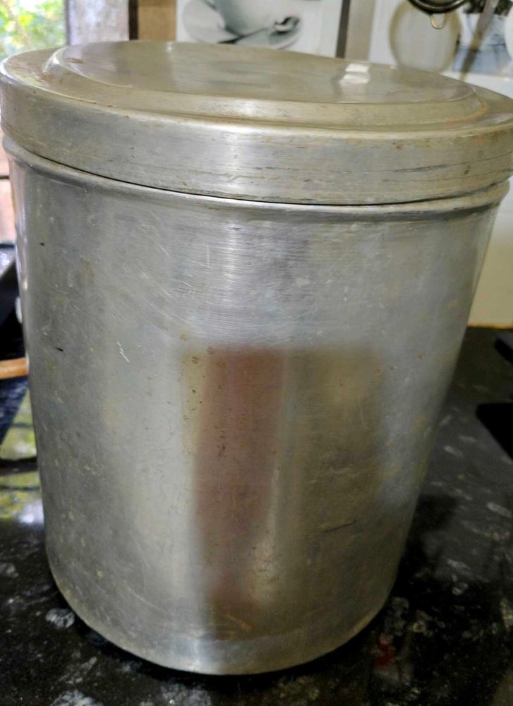 Vintage three Aluminum Storage