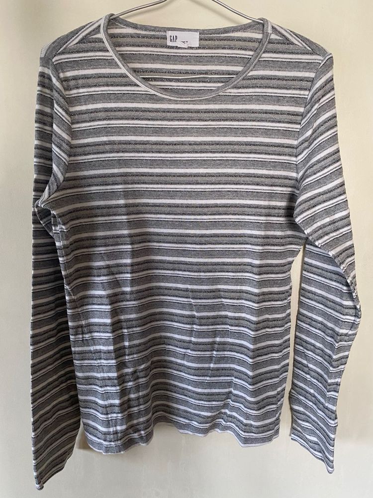 GAP Striped Long Sleeve Top