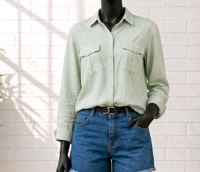 Casual Long Sleeve Button-Up Shirt