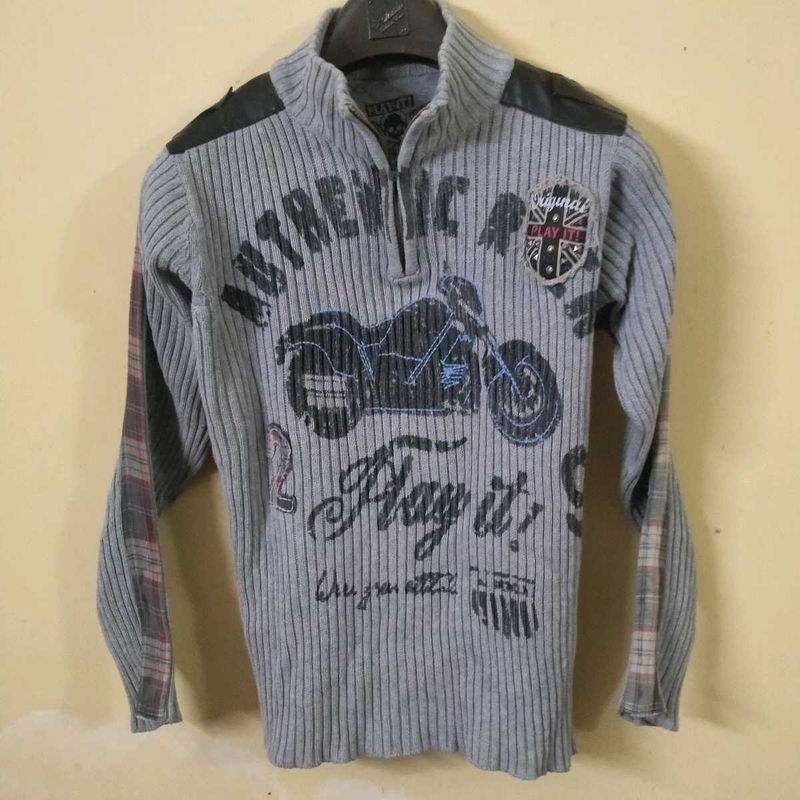 Graphic Knit Sweater for kids