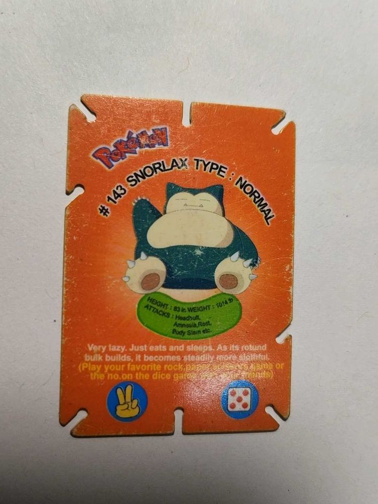 Cheetos Pokemon Jenga - SNORLAX (Rare)