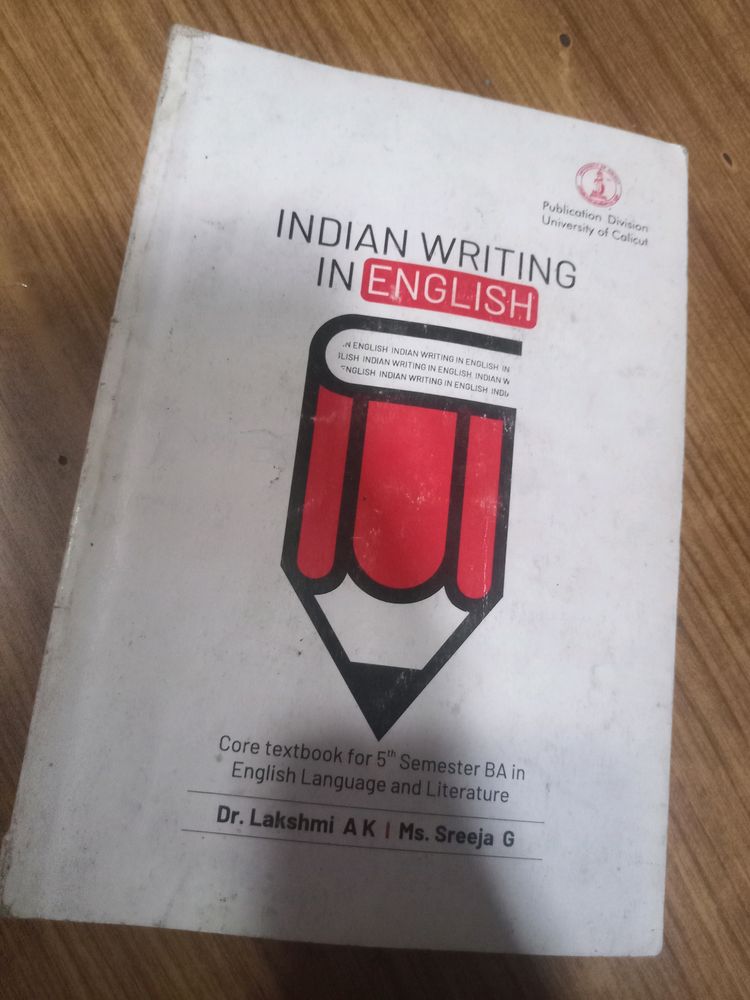 Indian Writing In English Calicut University Textbook 5th Semester