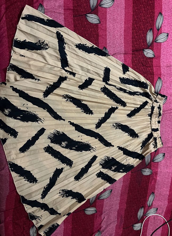 Printed Skirt Comfortable Casual Wear