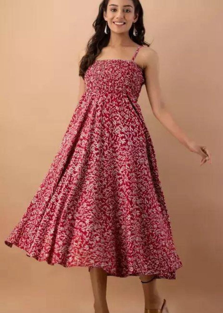 Red Floral Sundress