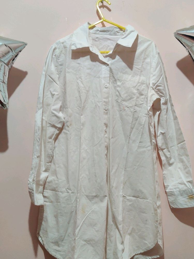 White Long Shirt