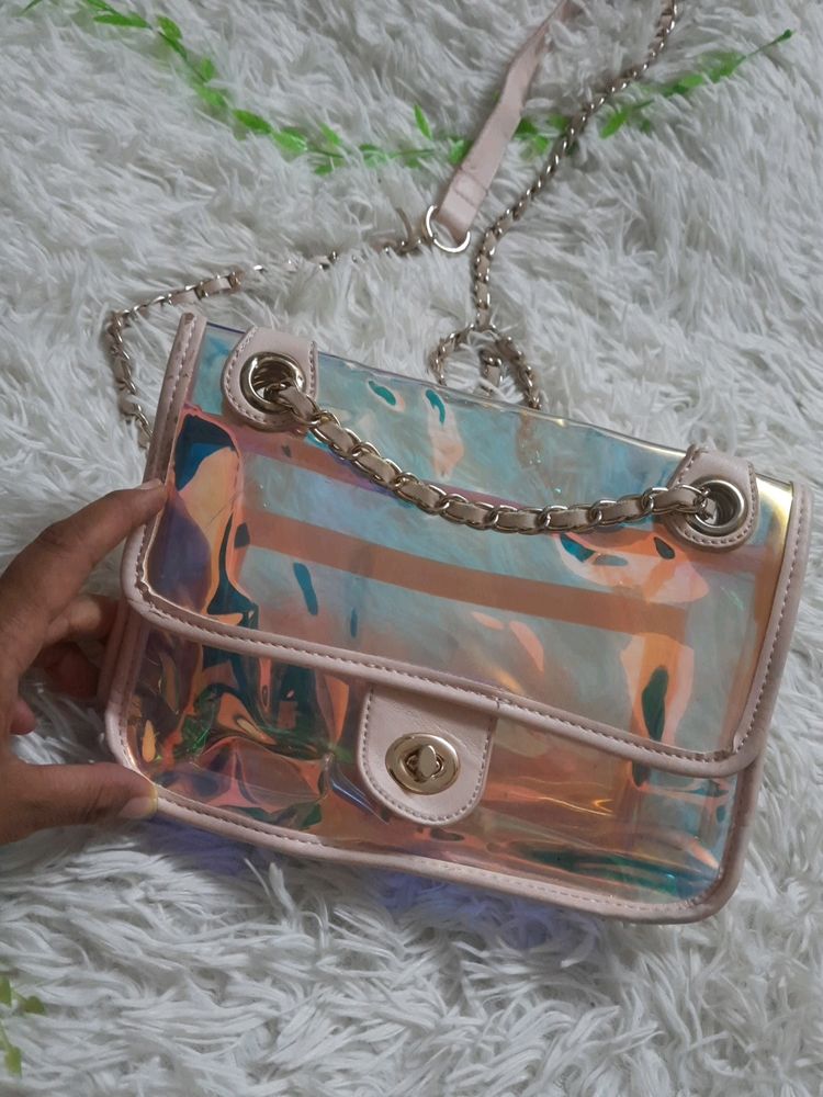 Transparent Holographic Clear Bag
