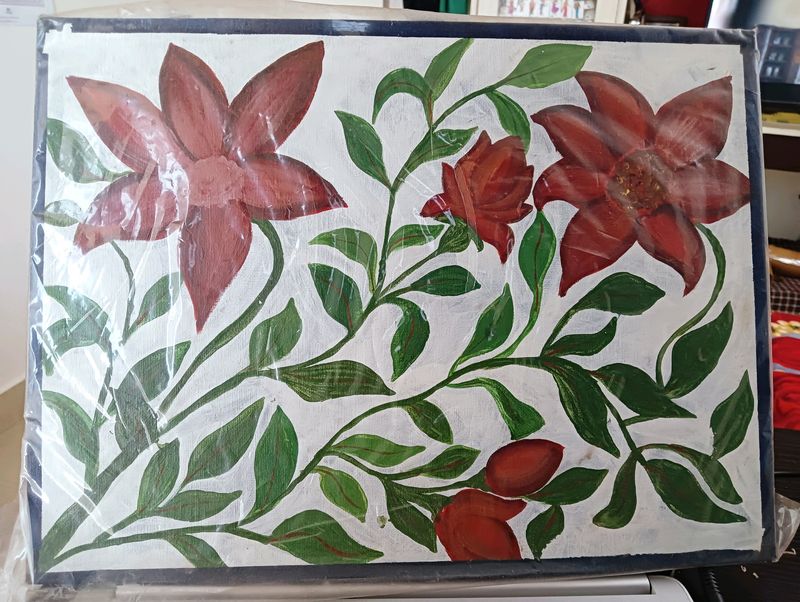 Hand-painted Flower Painting For Wall Decore