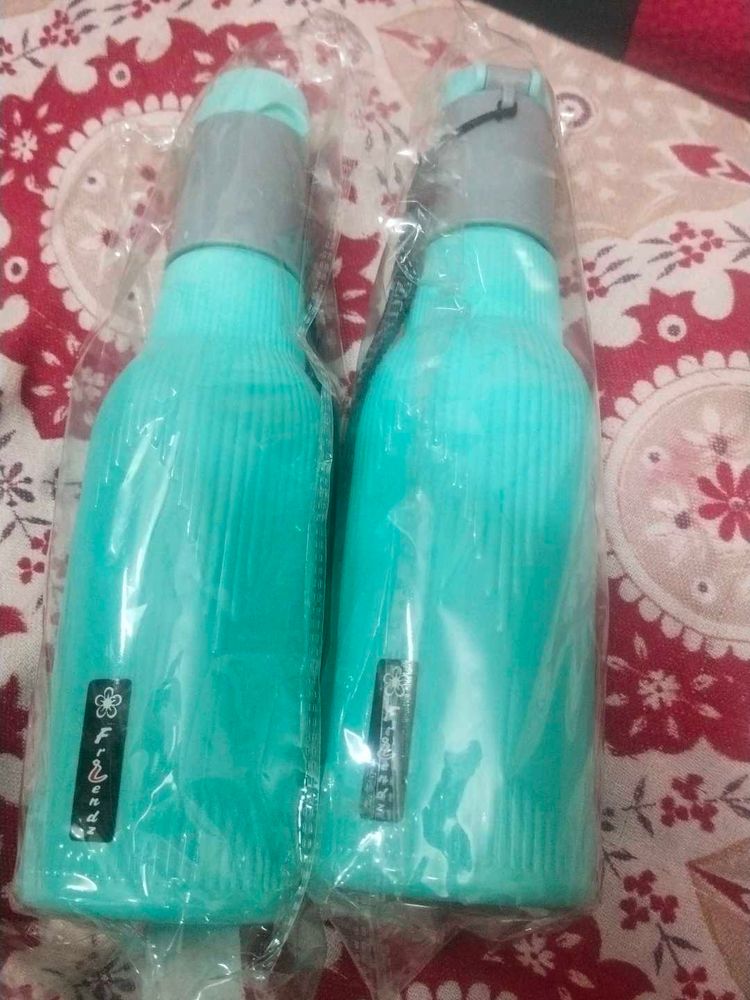Kids Water Bottle 🍾 Plastic 2 Pc Combo