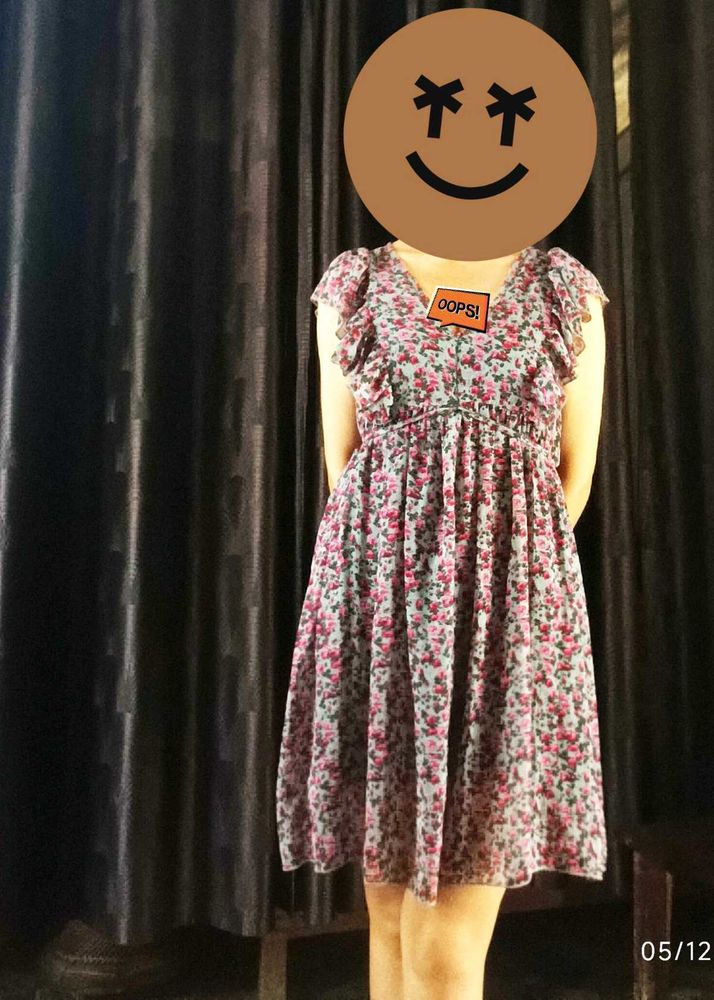 Cute Floral Mini Dress