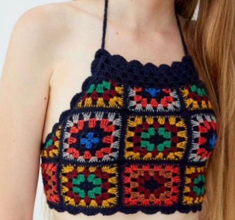 Boho Crochet Halter Top