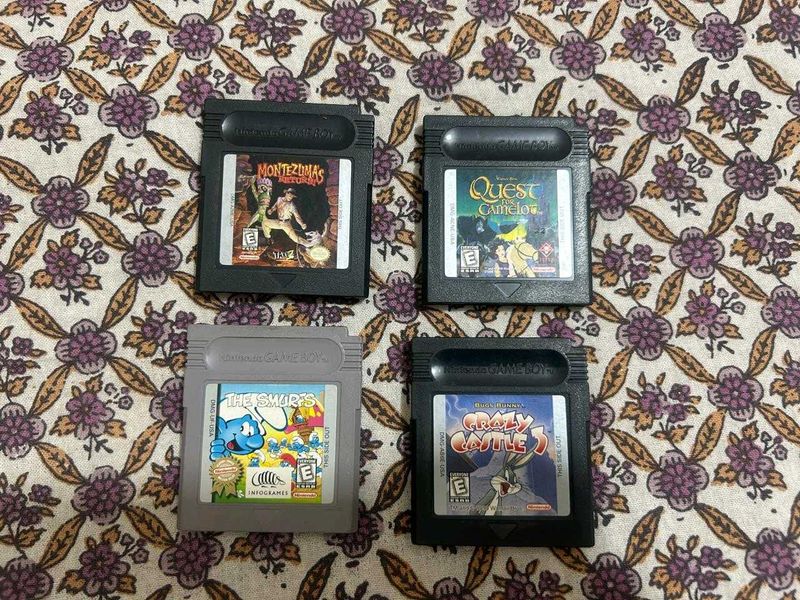 Vintage Game Boy Cartridges, working