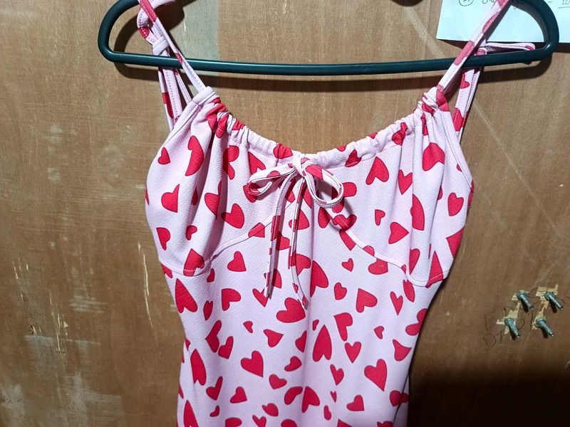 Cute Pink Heart Dress