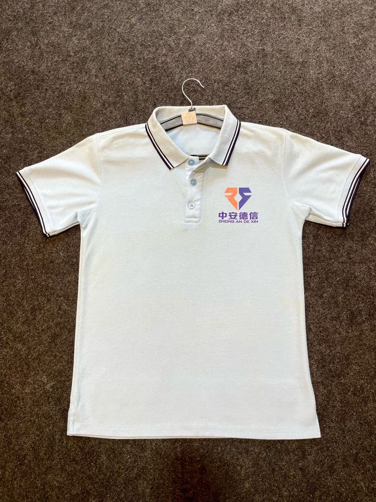 Men's Light Blue Polo T-Shirt