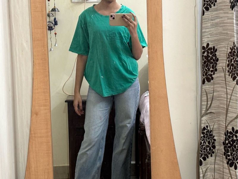 Green Oversized T-Shirt