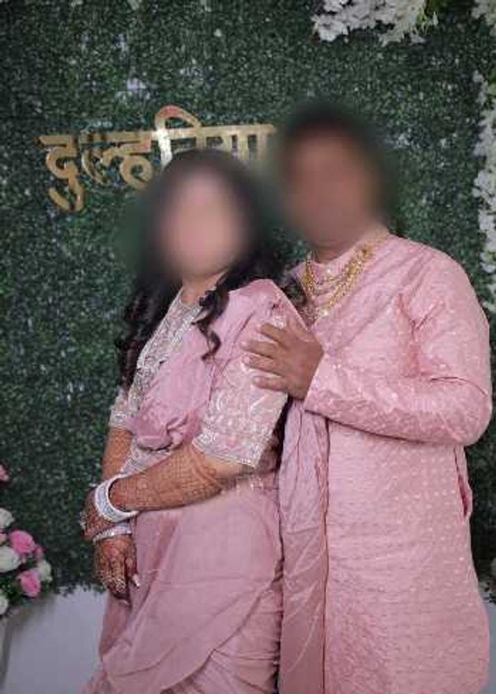 Elegant Pink readyto wear saree