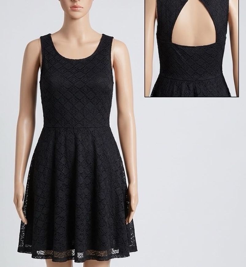 Black short Mini Dress