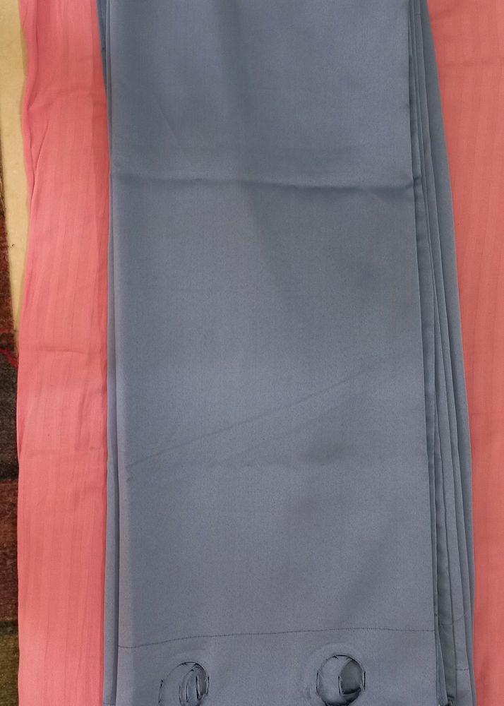 Ash Blue Blackout Curtain
