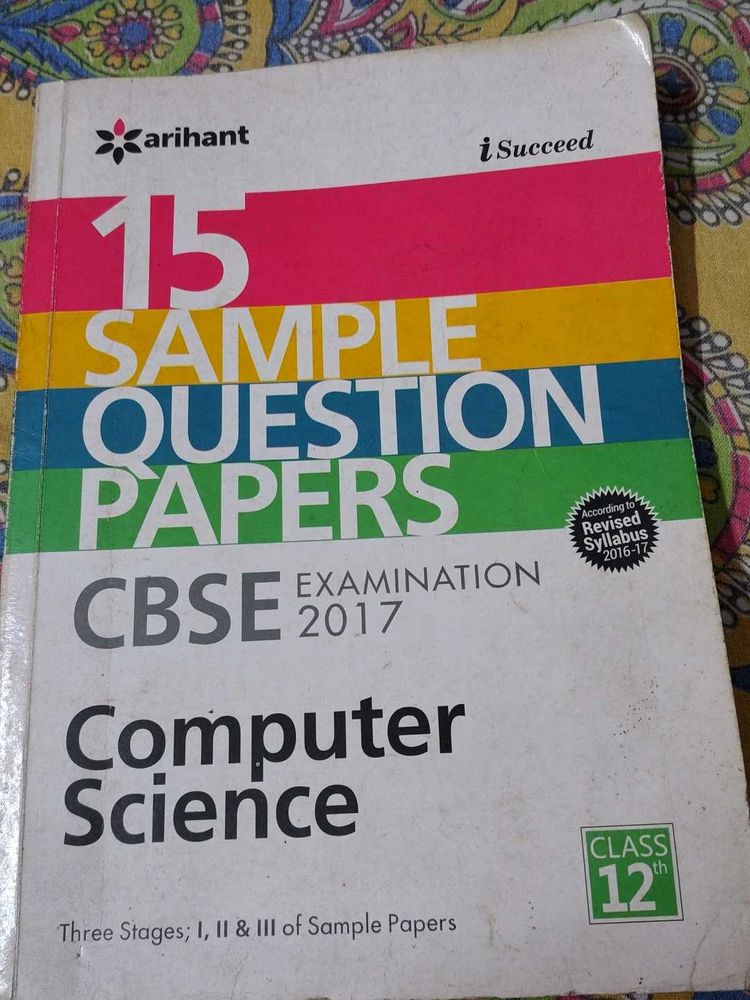 Arihant CBSE Class 12 Computer Science