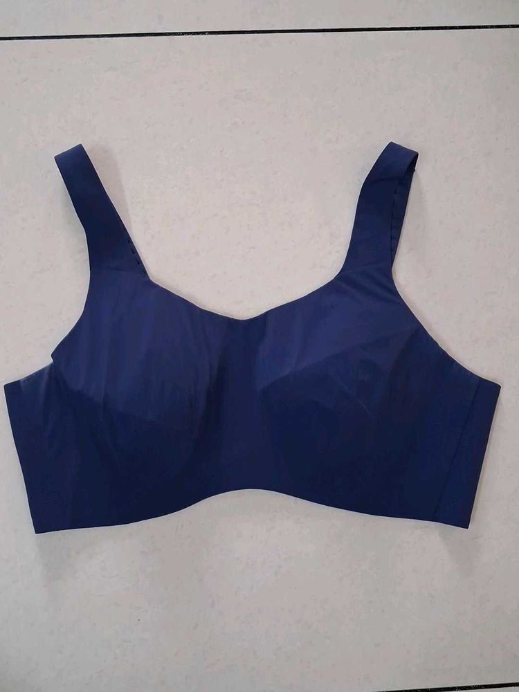 Comfortable Blue Sports Bra