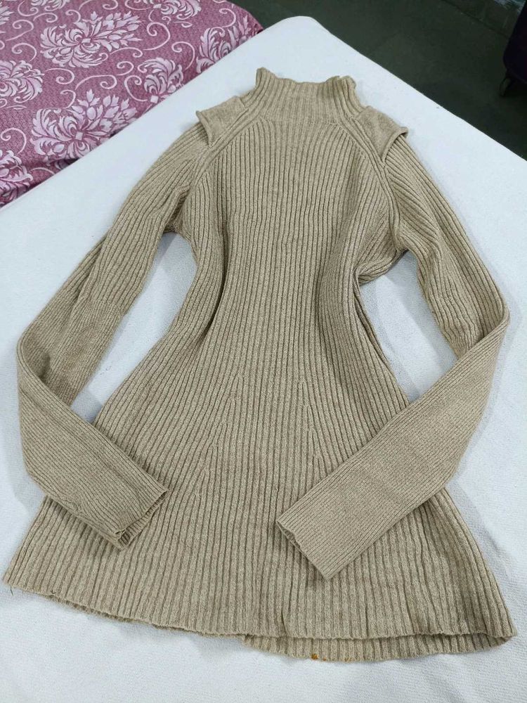 Cozy Knit Mock Neck Sweater