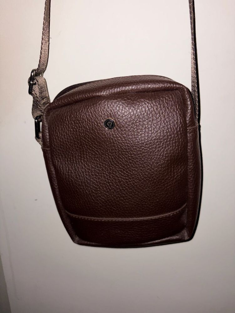 Brown Leather Crossbody Bag