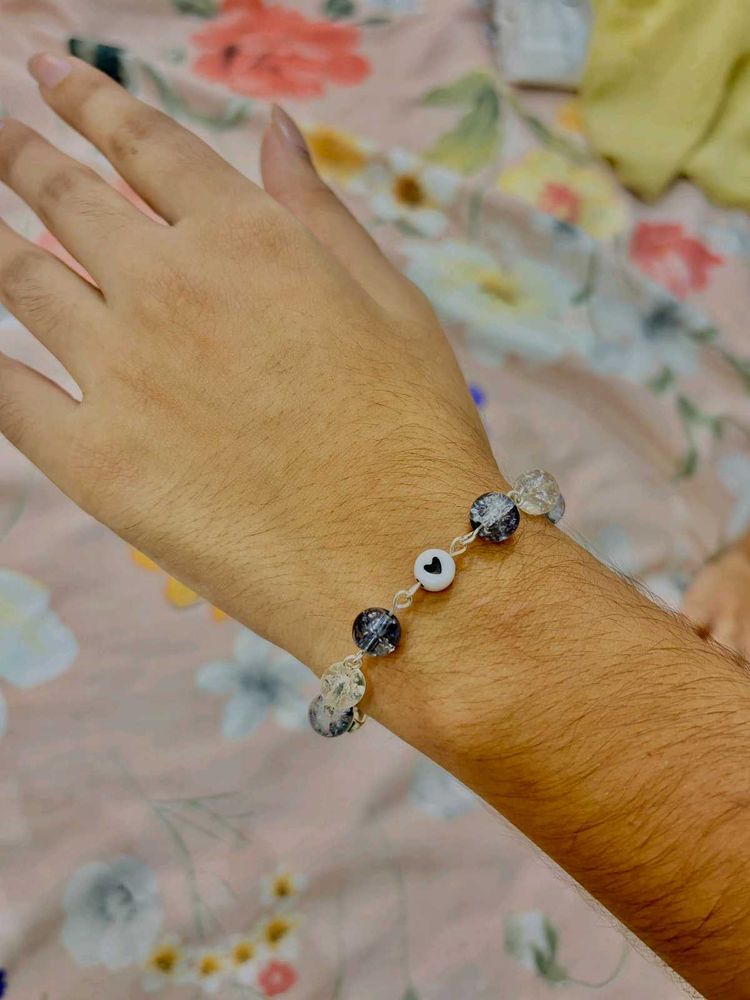 Y2K Bracelet with Heart Charm