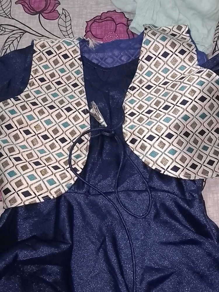 Ethnic Kurta Set with Jacket