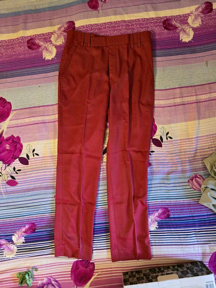 Maroon Trousers premium cloth worth 2k₹ self made
