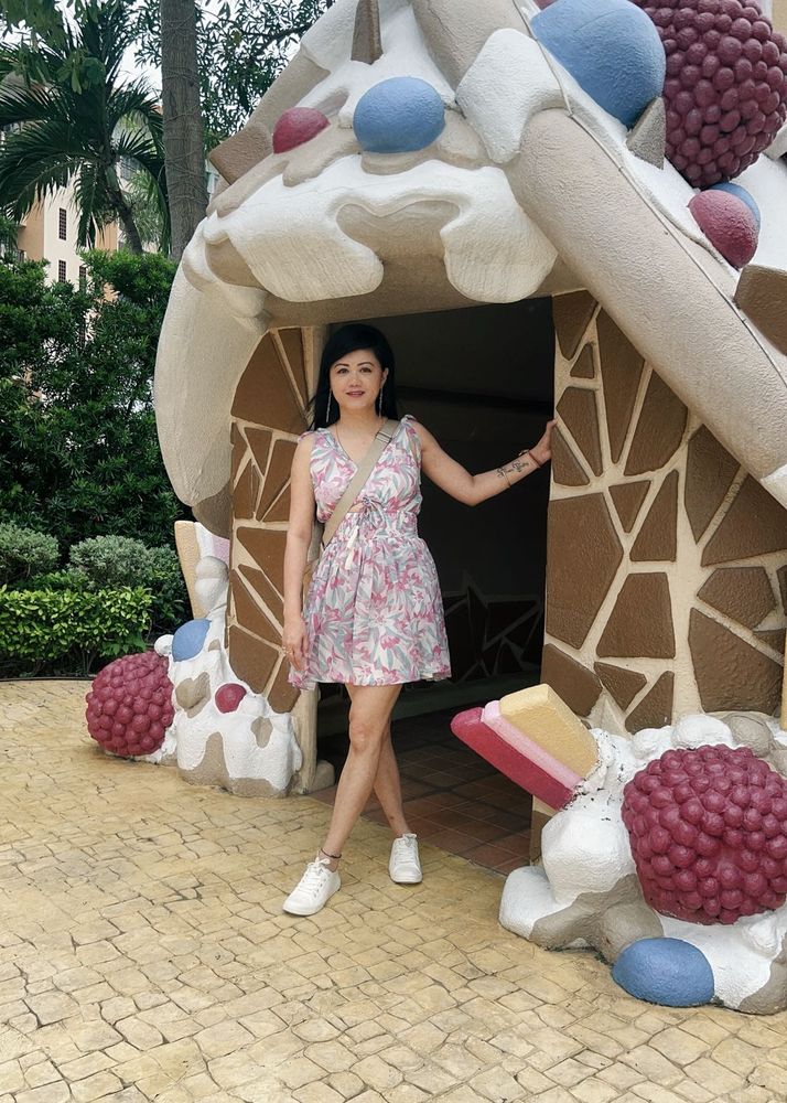once worn Floral Dress