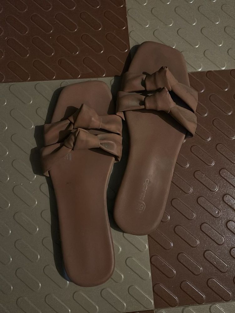 Stylish Bow Flat Sandals
