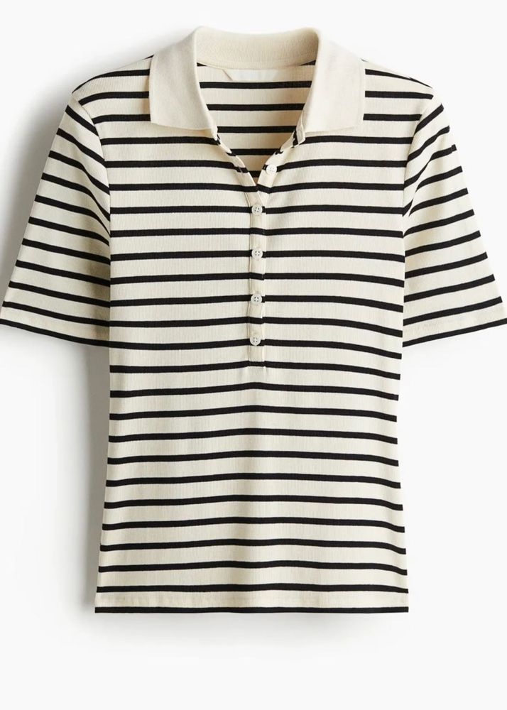 women polo collar T shirt